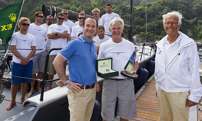 Line Honors Trophy awarded to Alegre - Rolex Volcano Race 2011 ©  Rolex / Carlo Borlenghi http://www.carloborlenghi.net